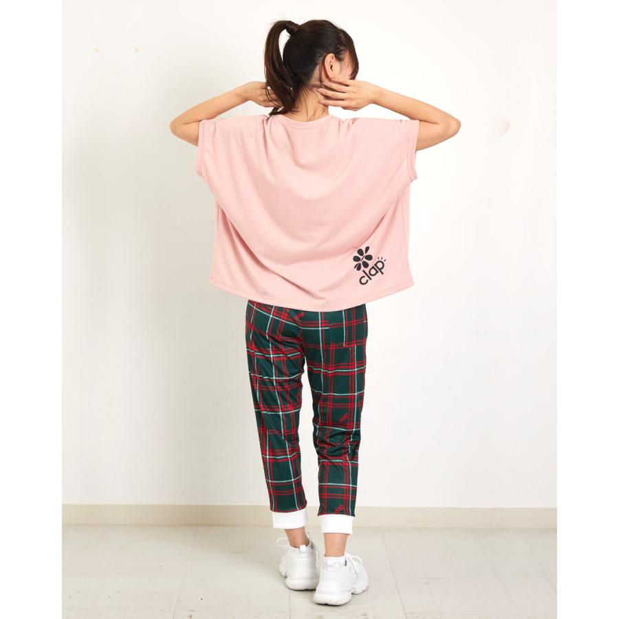 clap クラップセール フィットネスウェア パンツ レディース イーシュット CLAP HOLLY CHECK E-SHUTOOOO 新作 柄 2025 フィットネスウェア  ジム トレーニングウ | clap | 09
