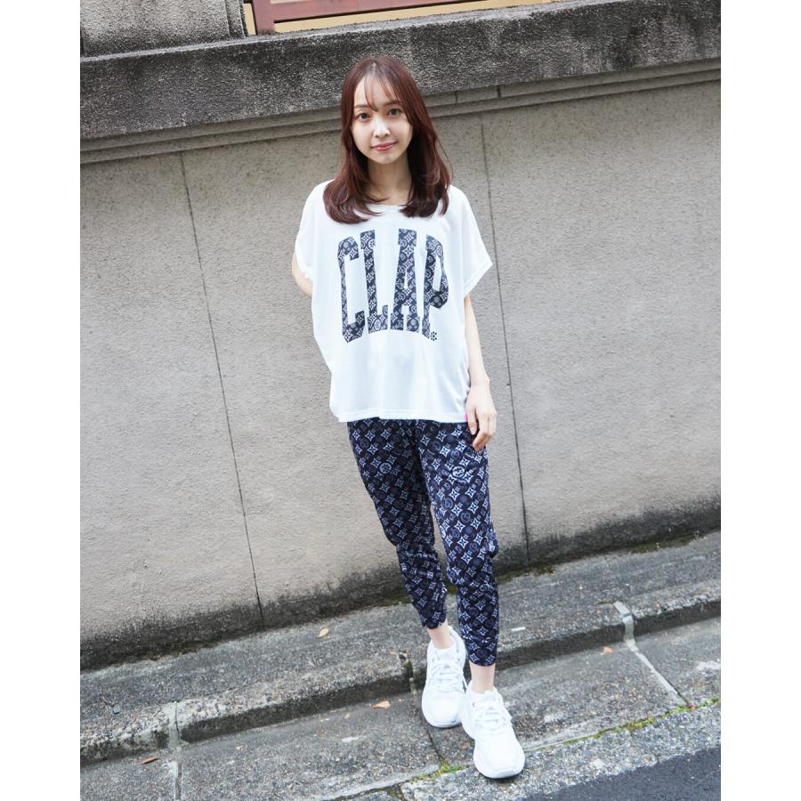clapクラップ新作 フィットネス ウェア ブランド パンツ レディース クロップドパンツ MONOGRAM CROPPED PANTS ジム トレーニング 新作  2026 | clap | 10