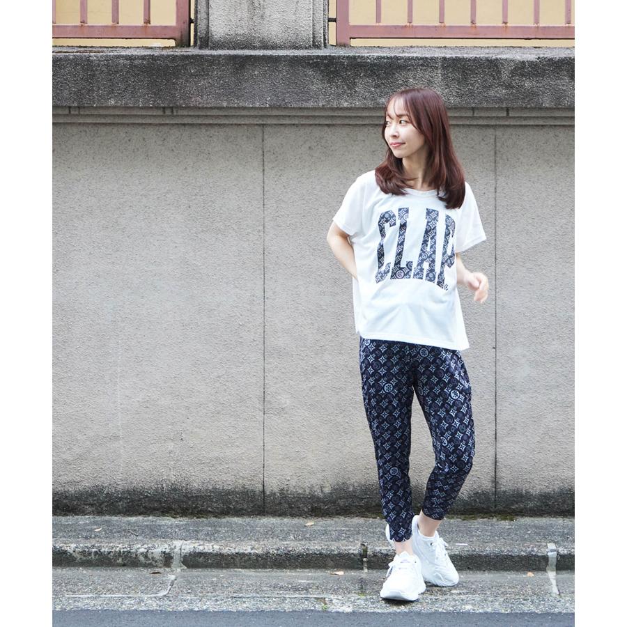 clapクラップ新作 フィットネス ウェア ブランド パンツ レディース クロップドパンツ MONOGRAM CROPPED PANTS ジム トレーニング 新作  2026 | clap | 13