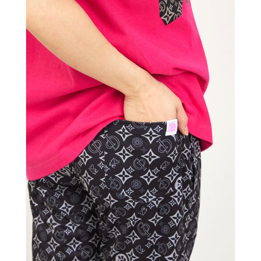 clapクラップ新作 フィットネス ウェア ブランド パンツ レディース クロップドパンツ MONOGRAM CROPPED PANTS ジム トレーニング 新作  2026 | clap | 04