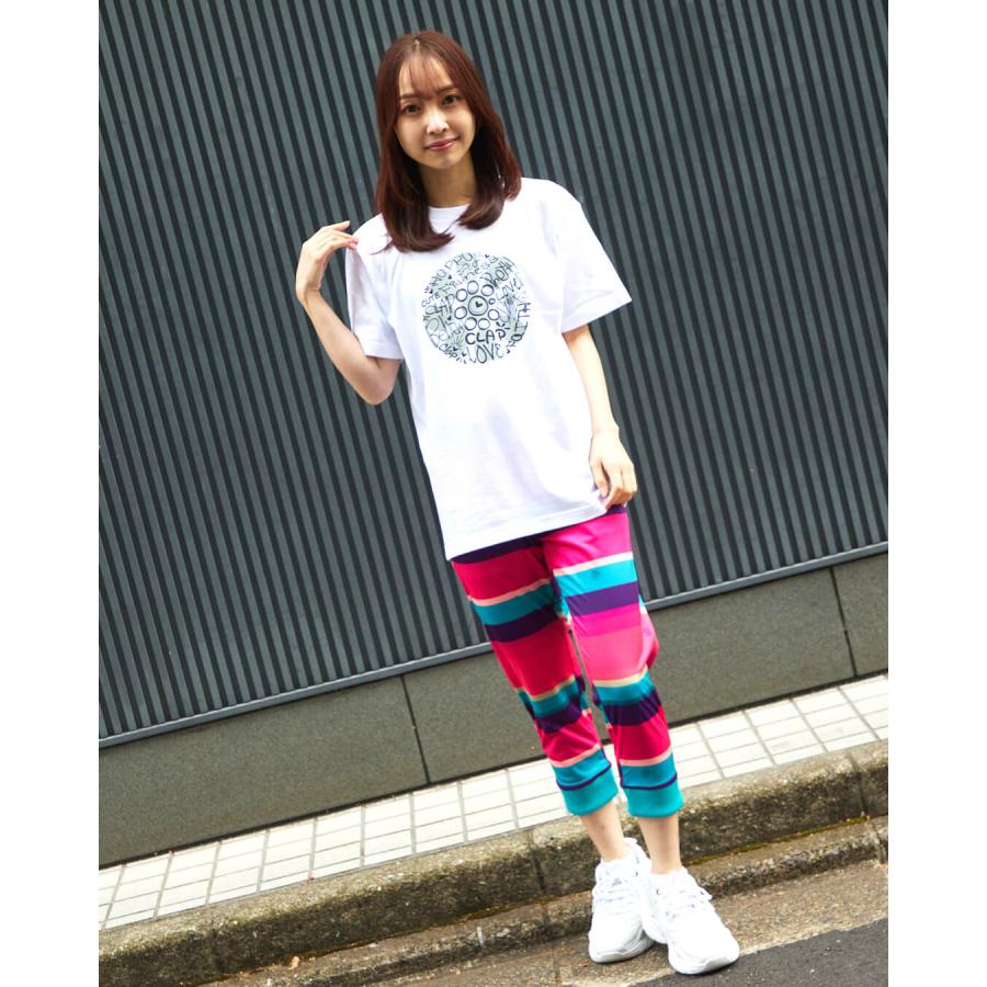 clapクラップ新作 フィットネスウェア パンツ レディース イーシュット CLAP RANDOMBORDER E-SHUTOOOO 新作 柄 2026 フィットネスウェア  ジム トレーニングウェ | clap | 10