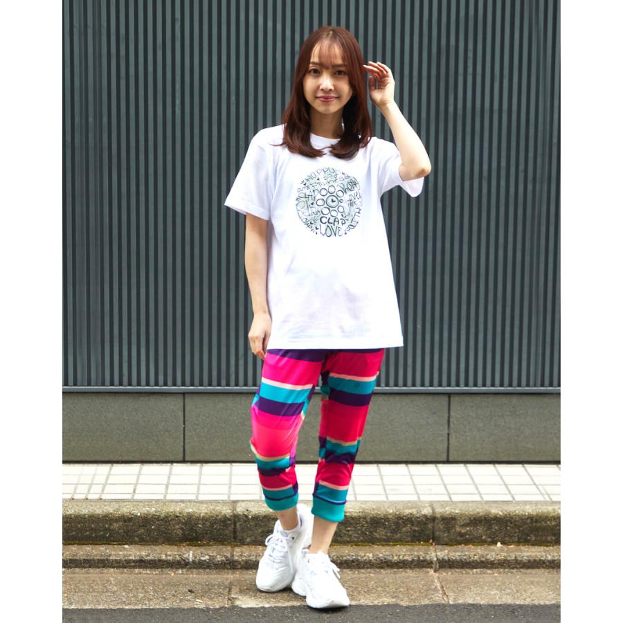 clapクラップ新作 フィットネスウェア パンツ レディース イーシュット CLAP RANDOMBORDER E-SHUTOOOO 新作 柄 2026 フィットネスウェア  ジム トレーニングウェ | clap | 11