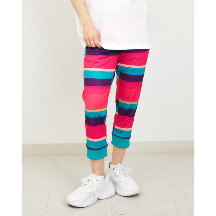 clapクラップ新作 フィットネスウェア パンツ レディース イーシュット CLAP RANDOMBORDER E-SHUTOOOO 新作 柄 2026 フィットネスウェア  ジム トレーニングウェ | clap | 01