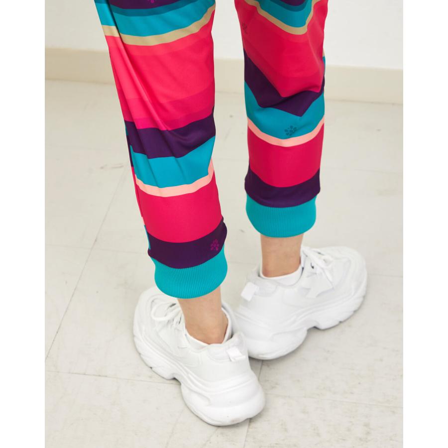 clapクラップ新作 フィットネスウェア パンツ レディース イーシュット CLAP RANDOMBORDER E-SHUTOOOO 新作 柄 2026 フィットネスウェア  ジム トレーニングウェ | clap | 06