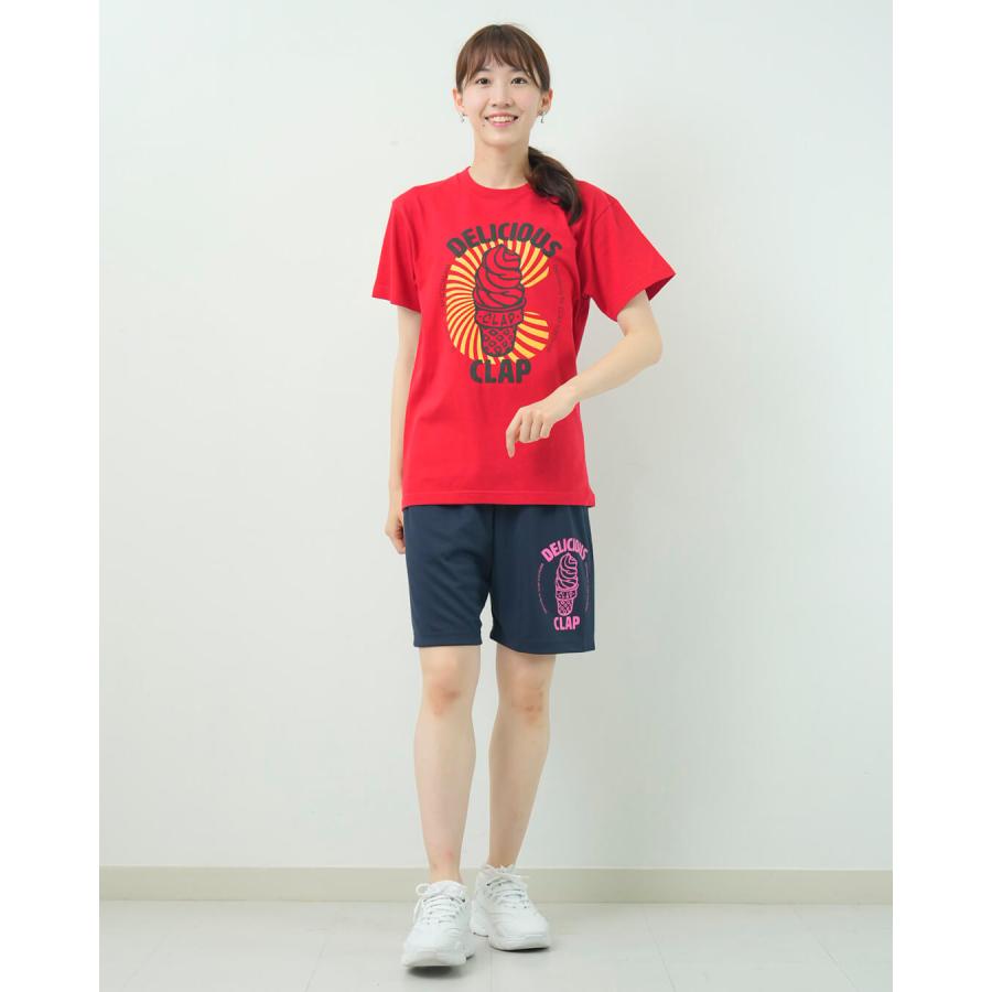 clapクラップ新作 フィットネス ウェア ブランド パンツレディース ハーフパンツ CLAP ICE CREAM HALF PANTS モノトーン 新作 柄 2025 | clap | 10