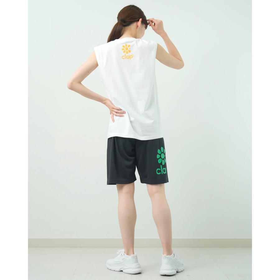 clapクラップ新作 フィットネス ウェア ブランド パンツレディース ハーフパンツ CLAP ICE CREAM HALF PANTS モノトーン 新作 柄 2025 | clap | 12