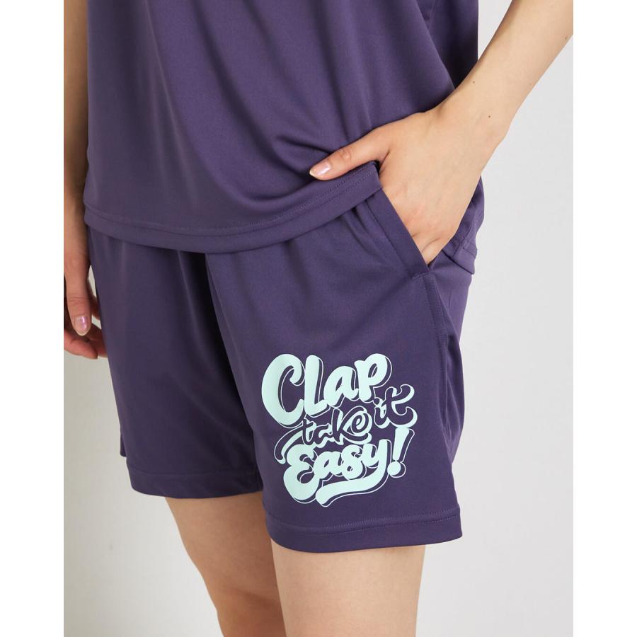 clap（クラップ） フィットネス ウェア パンツ レディース ハーフ