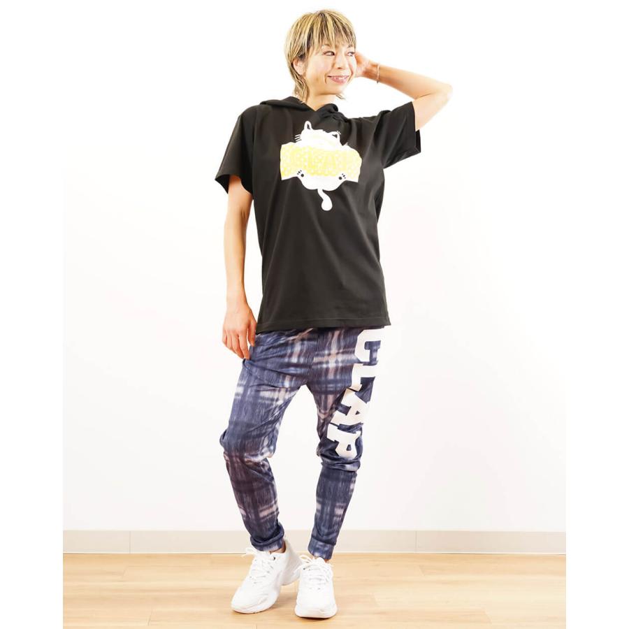 クラップ CLAP フィットネスウェア エフォートレスパンツ クラップパンツ レディース DENIM CHECK EFFORTLESS デニム 新作 | clap | 03