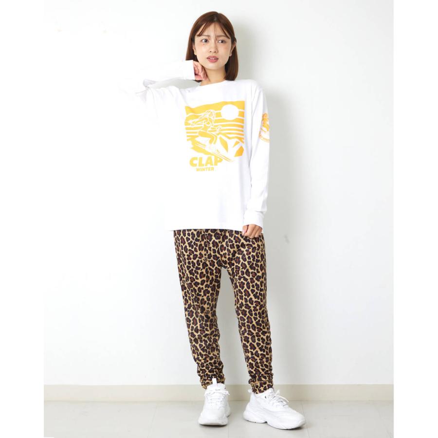 clapクラップ新作 フィットネスウェア ブランド パンツ レディース エフォートレスパンツ LEOPARD EFFORTLESS トレーニング ジムウェア 新作 レオパ 柄 2026 | clap | 06