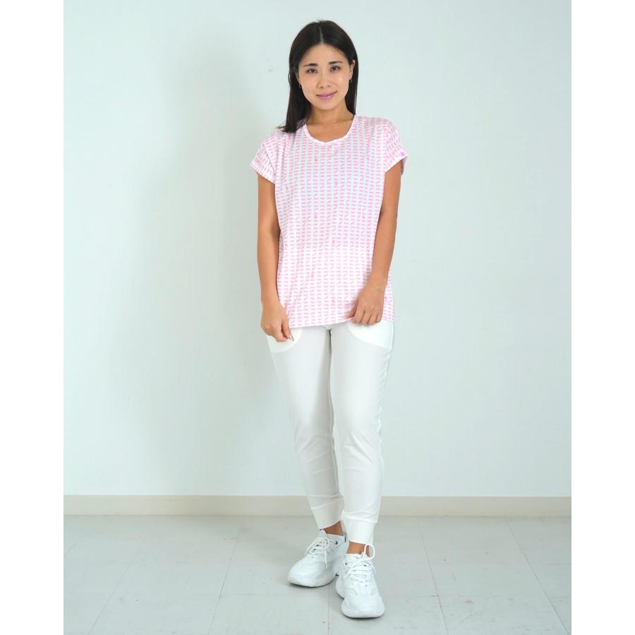 clapクラップ新作 フィットネス ウェア レディース トップス 半袖 ALL CLAP LOGO DOLMAN M M/フリーサイズ ドルマン 新作 2025 トレーニングウェア ダンス ジム | clap | 07