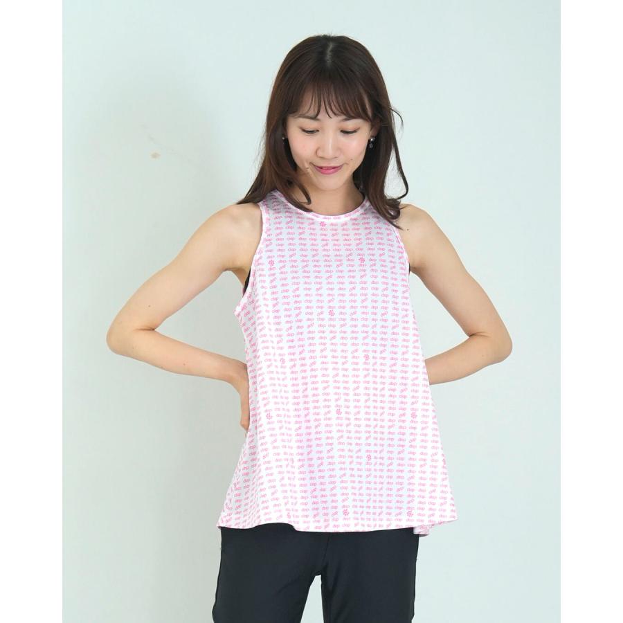 clap クラップ フィットネスウェア トップスレディース ノースリーブ ALL CLAP LOGO FLEAR TANK M/フリーサイズ 新作 2025 ダンスウェア ジム トレーニング | clap | 02