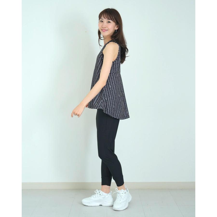 clap クラップ フィットネスウェア トップスレディース ノースリーブ ALL CLAP LOGO FLEAR TANK M/フリーサイズ 新作 2025 ダンスウェア ジム トレーニング | clap | 05