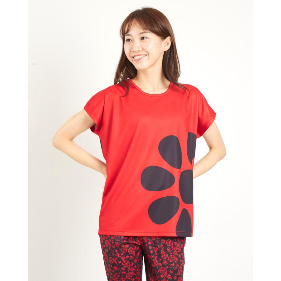 clapクラップ新作 フィットネス ウェア レディース トップス 半袖 BIG CLAP ICON DOLMAN M M/フリーサイズ ドルマン 新作 2025 トレーニングウェア ダンス ジム | clap | 02