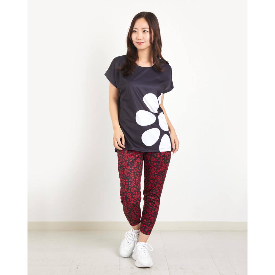 clapクラップ新作 フィットネス ウェア レディース トップス 半袖 BIG CLAP ICON DOLMAN M M/フリーサイズ ドルマン 新作 2025 トレーニングウェア ダンス ジム | clap | 06