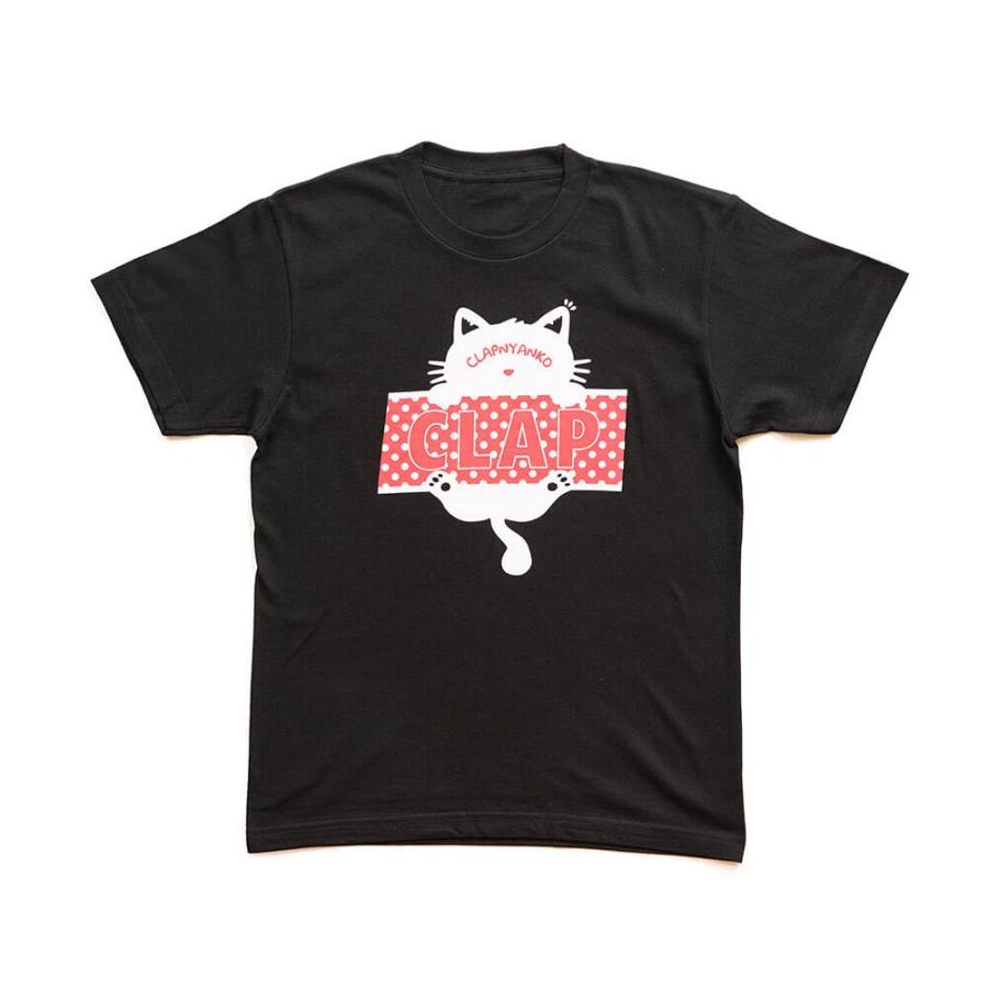 クラップ CLAP フィットネスウェア トップス レディース CLAP NYANKO Tee Tシャツ ネコ クラップ 新作 ロゴ クラップウェア clapクラップ tシャツ | clap | 01