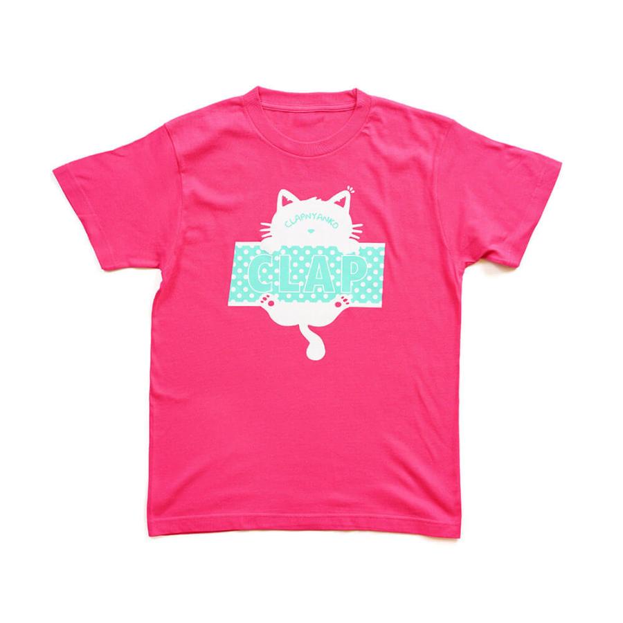 クラップ CLAP フィットネスウェア トップス レディース CLAP NYANKO Tee Tシャツ ネコ クラップ 新作 ロゴ クラップウェア clapクラップ tシャツ | clap | 03
