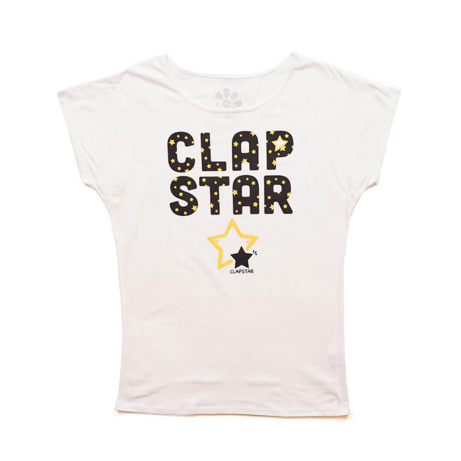 クラップ CLAP フィットネスウェア トップス レディース CLAP STAR DOLMAN 新作 星 クラップウェア clapクラップ tシャツ ドルマン | clap | 02