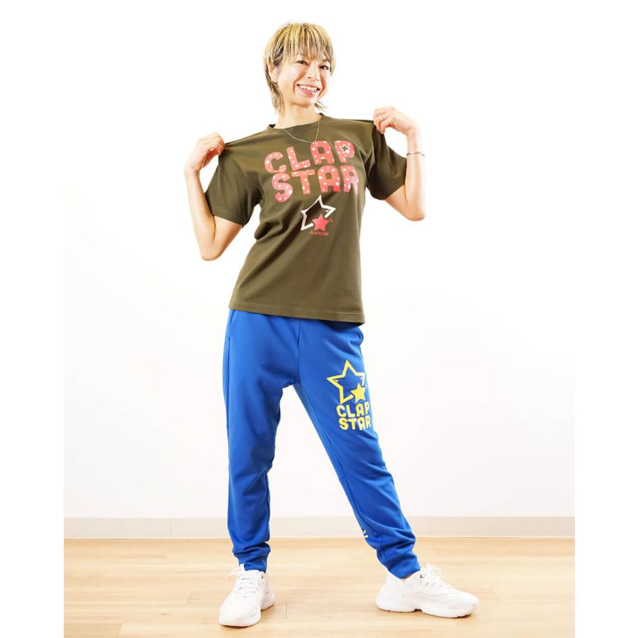 クラップ CLAP フィットネスウェア トップス レディース CLAP STAR Tee Tシャツ クラップ新作 星 クラップウェア clap tシャツ | clap | 07