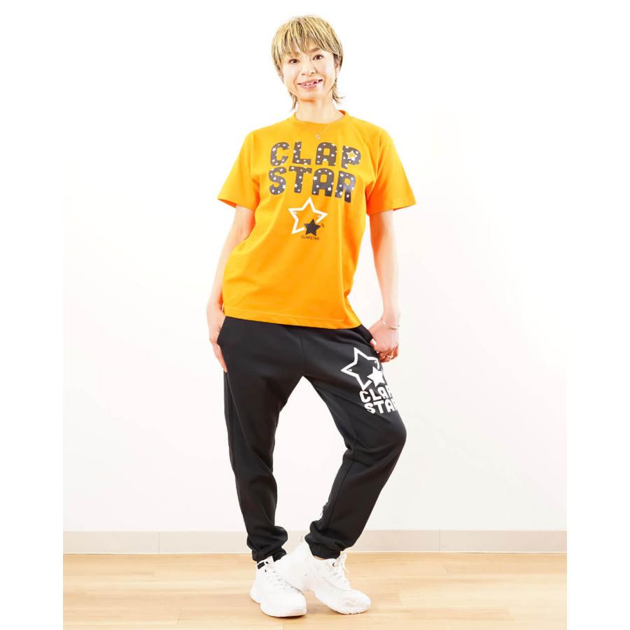 クラップ CLAP フィットネスウェア トップス レディース CLAP STAR Tee Tシャツ クラップ新作 星 クラップウェア clap tシャツ | clap | 08