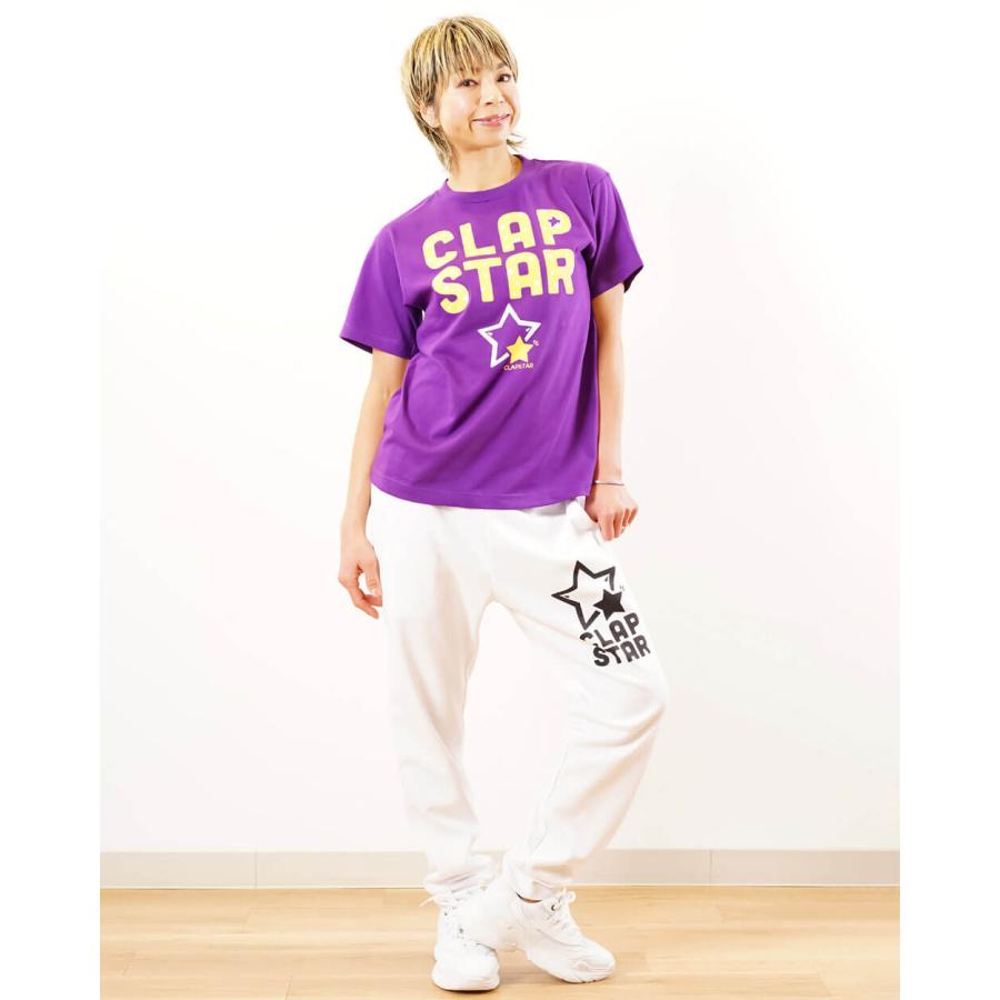 クラップ CLAP フィットネスウェア トップス レディース CLAP STAR Tee Tシャツ クラップ新作 星 クラップウェア clap tシャツ | clap | 09