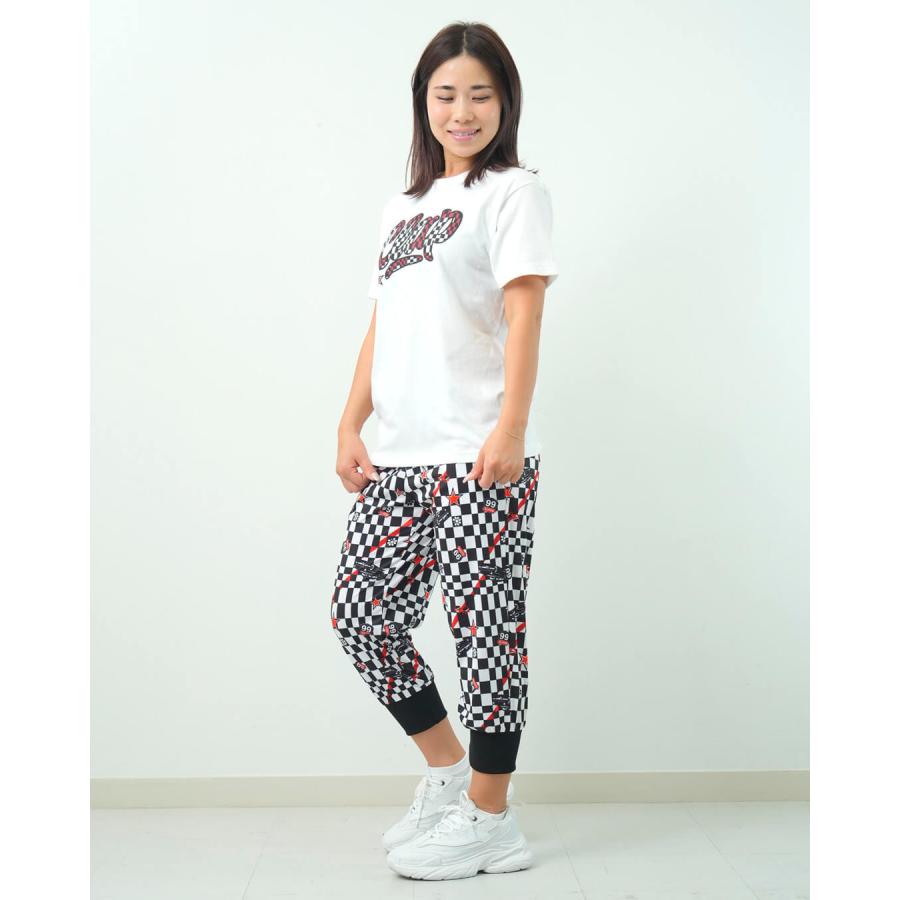 clapクラップ新作 フィットネス ウェア ブランド トップスレディース 半袖 CHECKER CLAP TEE M/フリーサイズ モノトーン 新作 柄 2025 | clap | 08