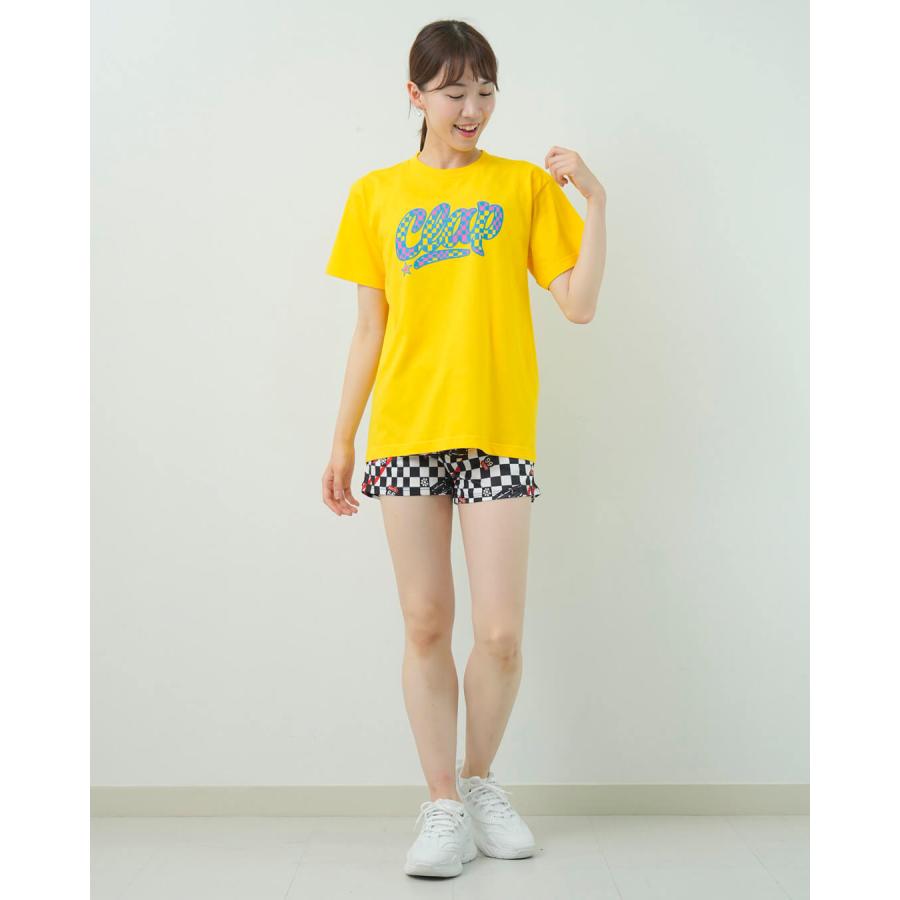 clapクラップ新作 フィットネス ウェア ブランド トップスレディース 半袖 CHECKER CLAP TEE M/フリーサイズ モノトーン 新作 柄 2025 | clap | 09