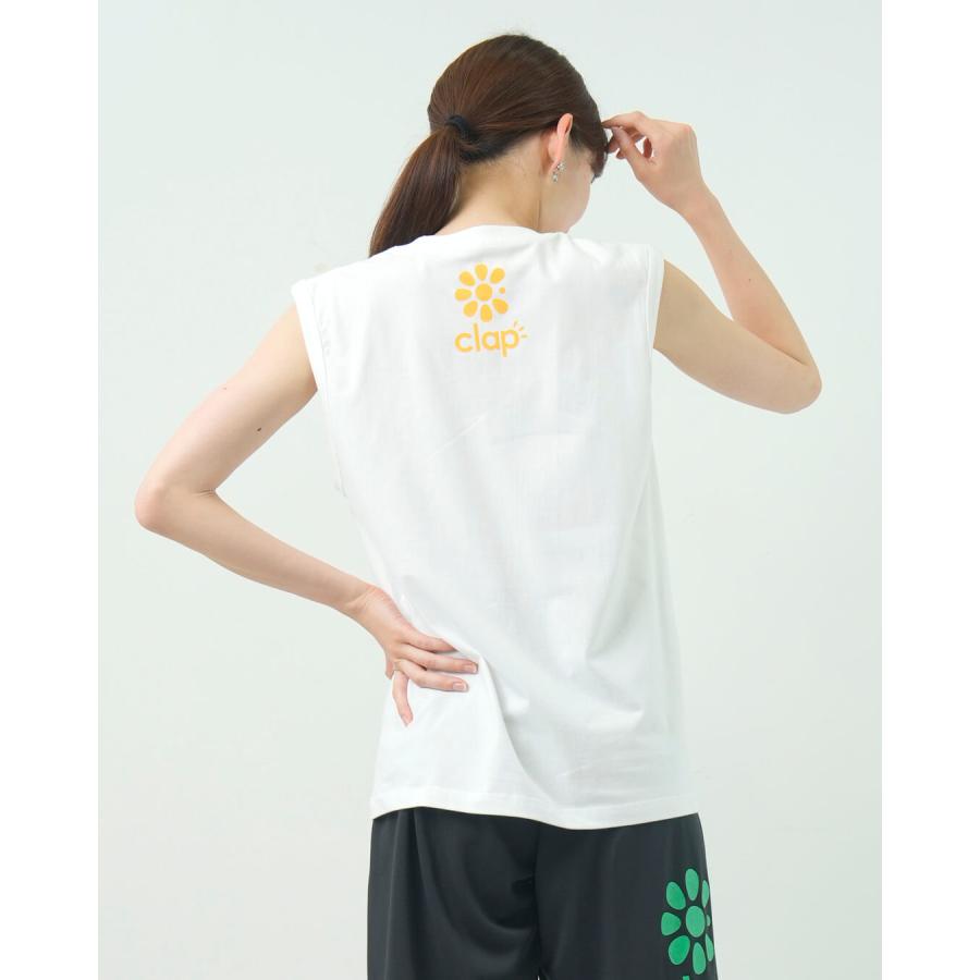 clapクラップ新作 フィットネス ウェア ブランド クラップ トップスレディース ノースリーブ CLAP ICE CREAM TANK M/フリーサイズ 新作 柄 2025 アイス ダンス | clap | 05