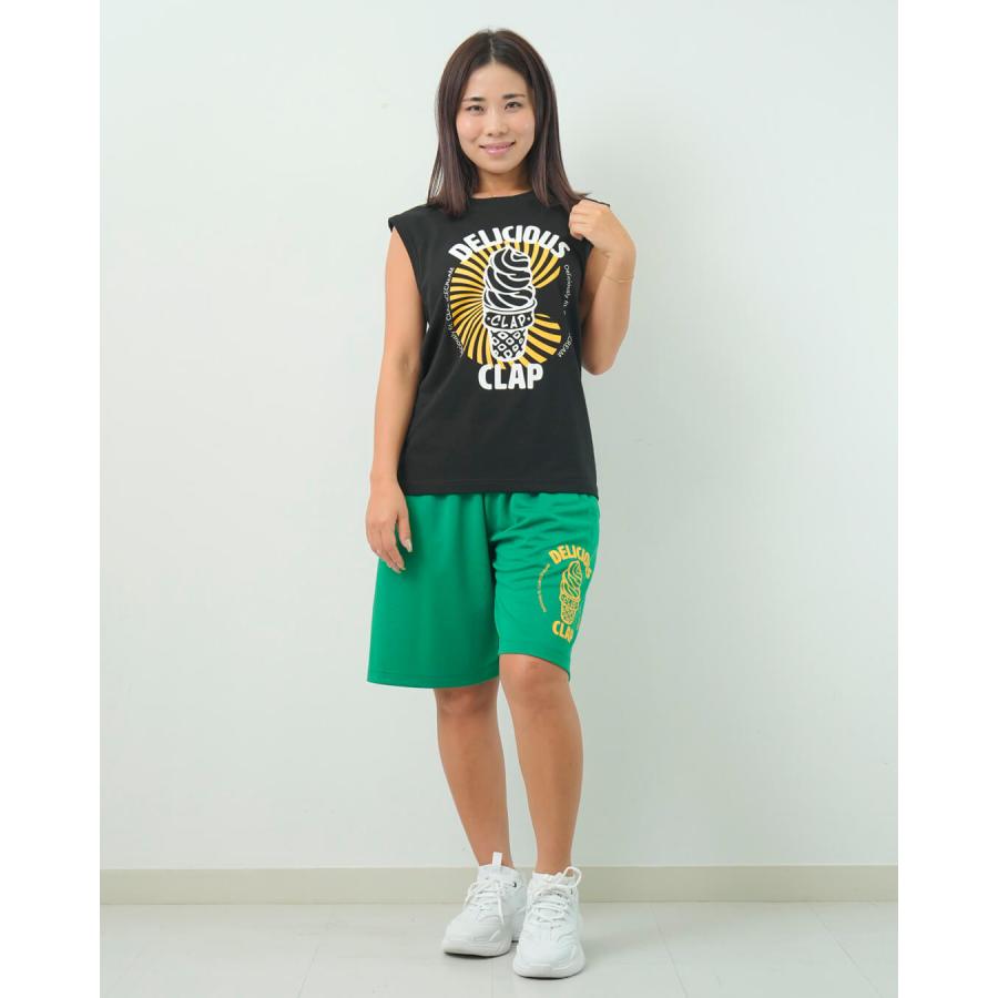 clapクラップ新作 フィットネス ウェア ブランド クラップ トップスレディース ノースリーブ CLAP ICE CREAM TANK M/フリーサイズ 新作 柄 2025 アイス ダンス | clap | 08