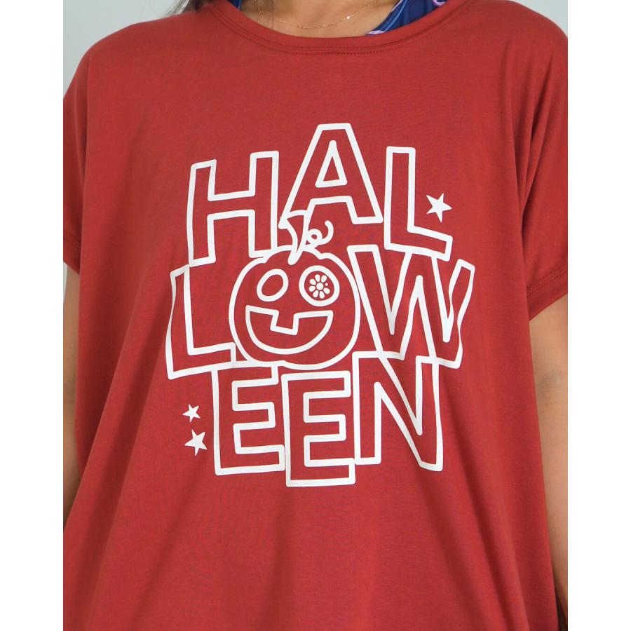 clapクラップ新作 フィットネス ウェア レディース トップス 半袖 HALLOWEEN CLAP DOLMAN L M/フリーサイズ ドルマン 新作 2025 トレーニングウェア ダンス ジム | clap | 04
