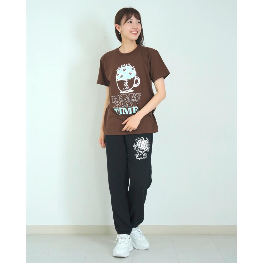 clapクラップ新作 フィットネス ウェア レディース トップス 半袖 tシャツ CLAP STRAWBERRY TEE Mフリーサイズ 新作 2025 トレーニングウェア ダンス ジム | clap | 11