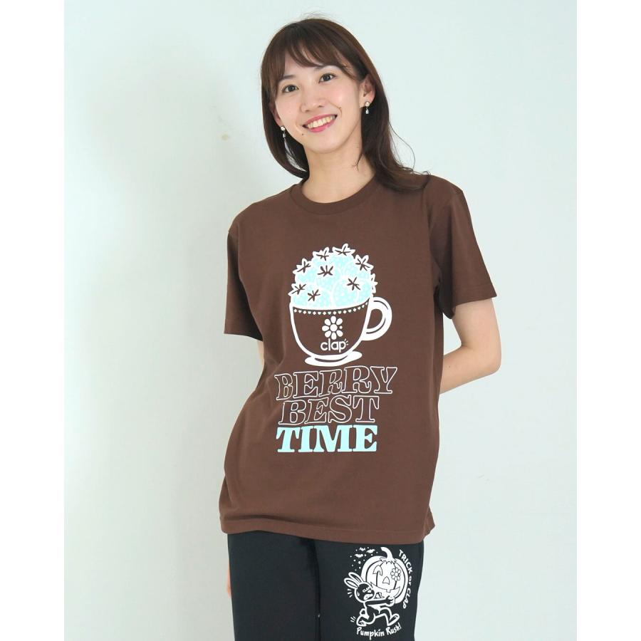 clapクラップ新作 フィットネス ウェア レディース トップス 半袖 tシャツ CLAP STRAWBERRY TEE Mフリーサイズ 新作 2025 トレーニングウェア ダンス ジム | clap | 04