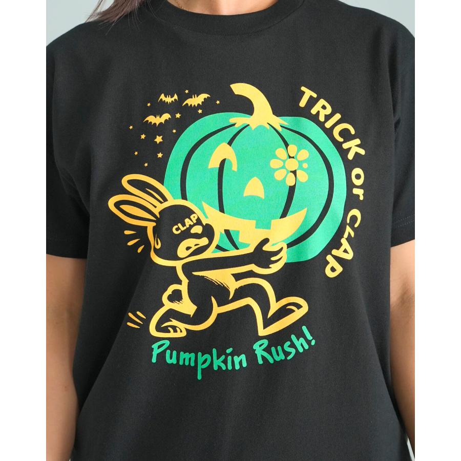 clapクラップ新作 フィットネス ウェア レディース トップス 半袖 tシャツ TRICK or CLAP TEE M/Lサイズ 新作 2025 トレーニングウェア ダンス ジム | clap | 06