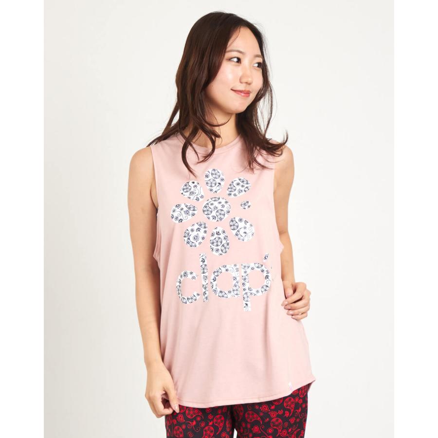 clap クラップ フィットネス レディース トップス ノースリーブ PAISLEY CLAP TRAINING TANK  M/フリーサイズ エクササイズ トレーニング ダンス 新作 2025 | clap | 02