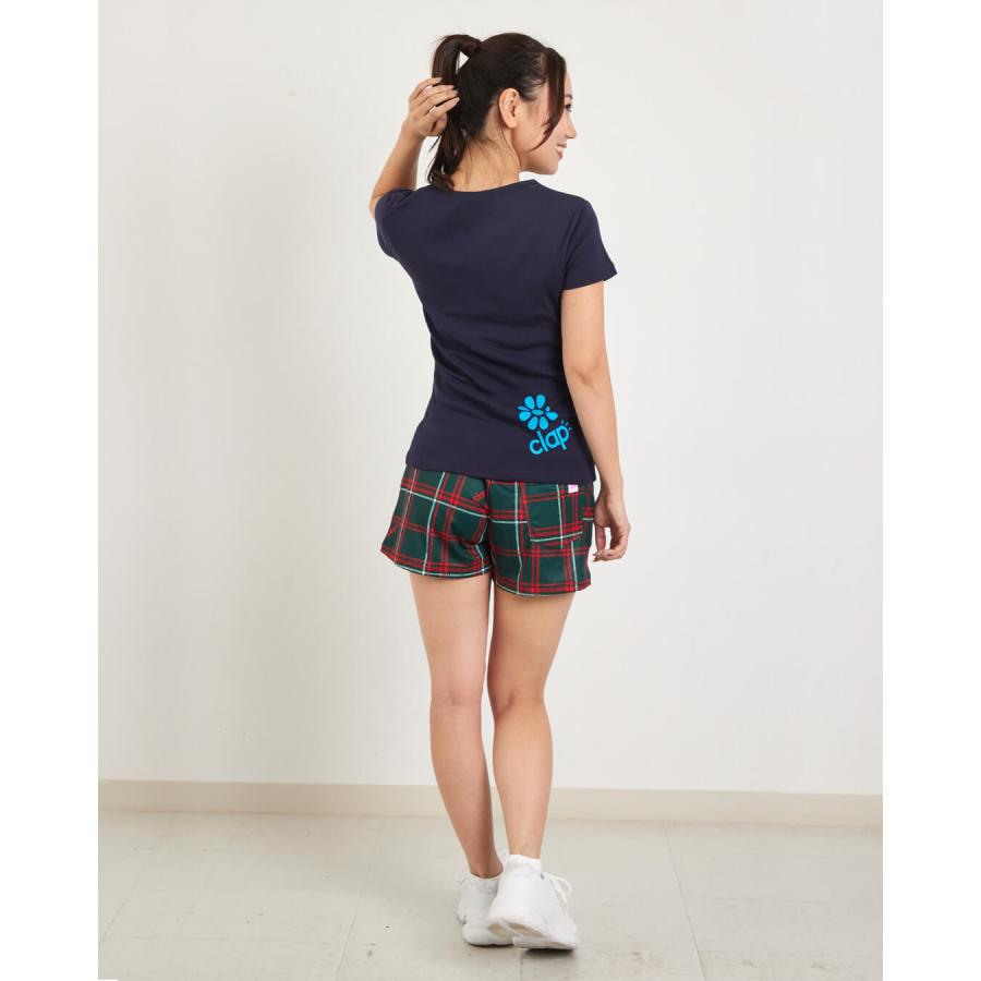 clapクラップ新作 フィットネス ウェア レディース トップス 半袖 tシャツ SNOWFLAKE CLAP SLIM TEE M/フリーサイズ 新作 2025 トレーニングウェア ダンス ジム | clap | 10