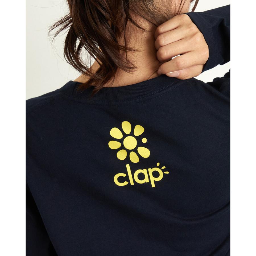 clapクラップ 新作 フィットネス ウェア レディース トップス ロングスリーブ WINTER CLAP LONG SLEEVE TEE M/フリーサイズ 2025 トレーニングウェア ダンス ジ | clap | 07