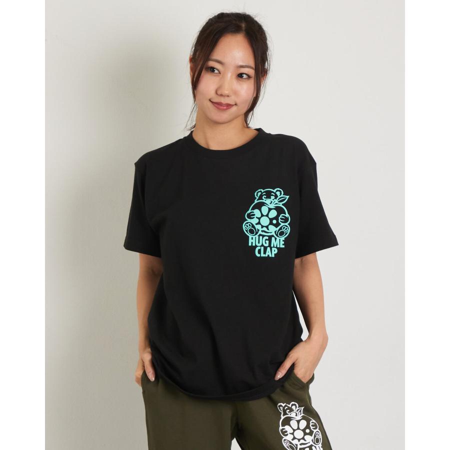 clapクラップ新作 フィットネス ウェア レディース トップス 半袖 tシャツ HUG ME TEE Mサイズ 新作 2025 トレーニングウェア ダンス ジム | clap | 01