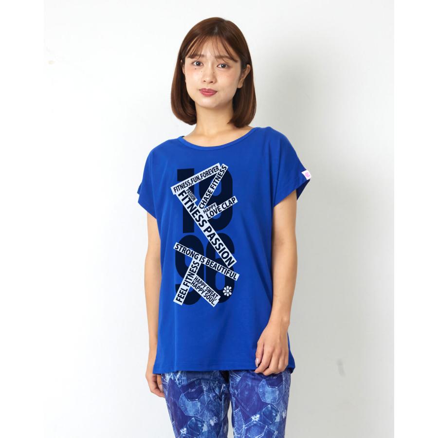 clapクラップ セール フィットネス ウェア レディース トップス 半袖 CLAP1996 DOLMAN M/フリーサイズ ドルマン 新作 2025 トレーニングウェア ダンス ジム | clap | 02