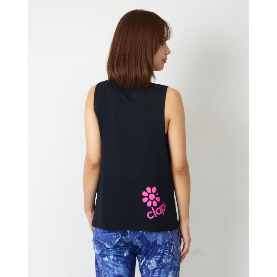clap クラップ セール フィットネス レディース トップス ノースリーブ C-CLAP TRAINING TANK  M/フリーサイズ エクササイズ トレーニング ダンス 新作 2025 | clap | 04