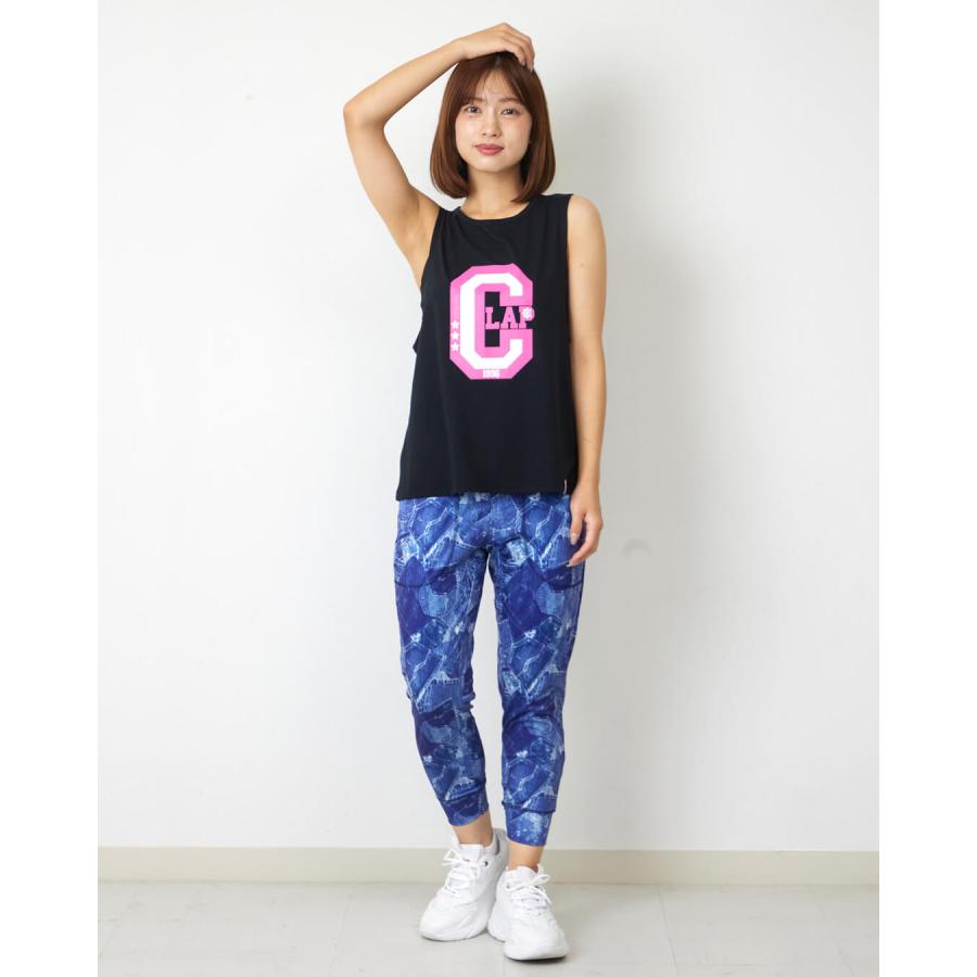 clap クラップ セール フィットネス レディース トップス ノースリーブ C-CLAP TRAINING TANK  M/フリーサイズ エクササイズ トレーニング ダンス 新作 2025 | clap | 08