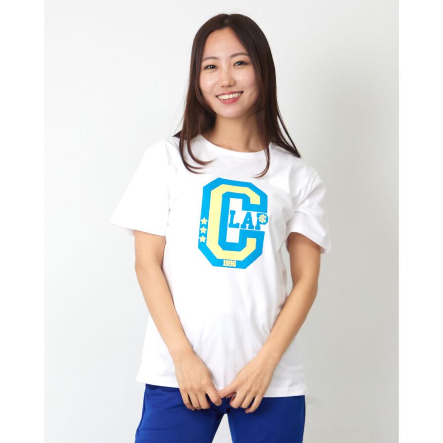clapクラップ セール フィットネス ウェア レディース トップス 半袖 tシャツ C-CLAP TEE Mフリーサイズ 新作 2025 トレーニングウェア ダンス ジム | clap | 03