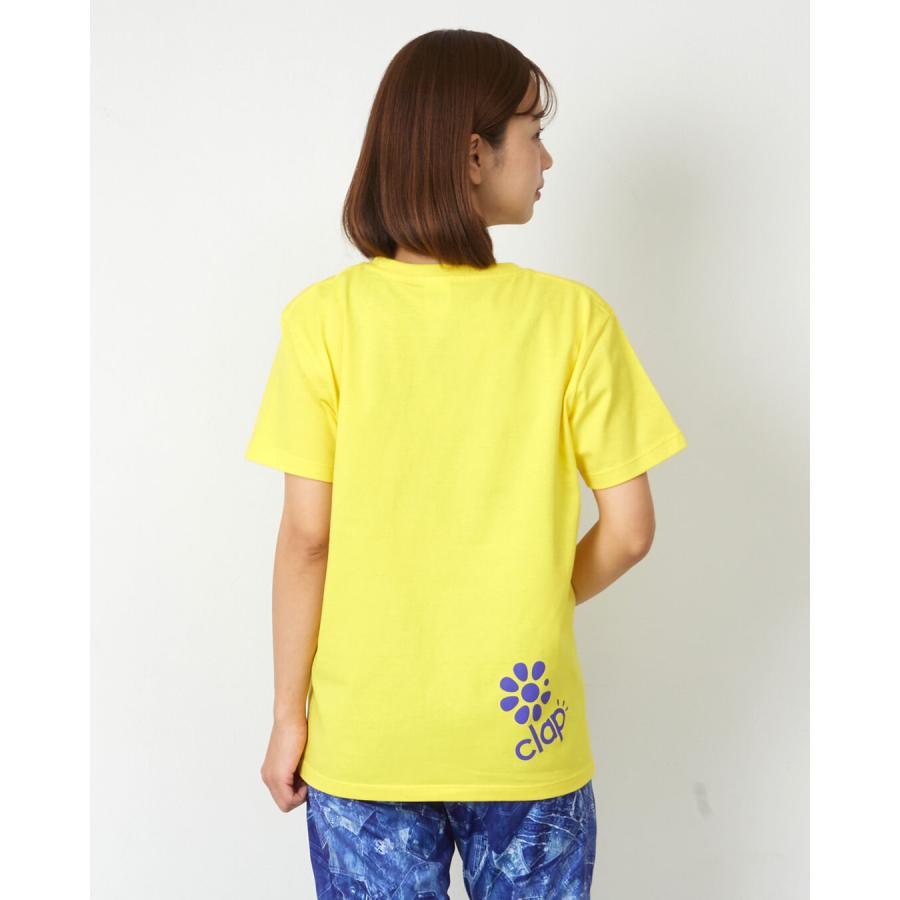clapクラップ セール フィットネス ウェア レディース トップス 半袖 tシャツ C-CLAP TEE Mフリーサイズ 新作 2025 トレーニングウェア ダンス ジム | clap | 05