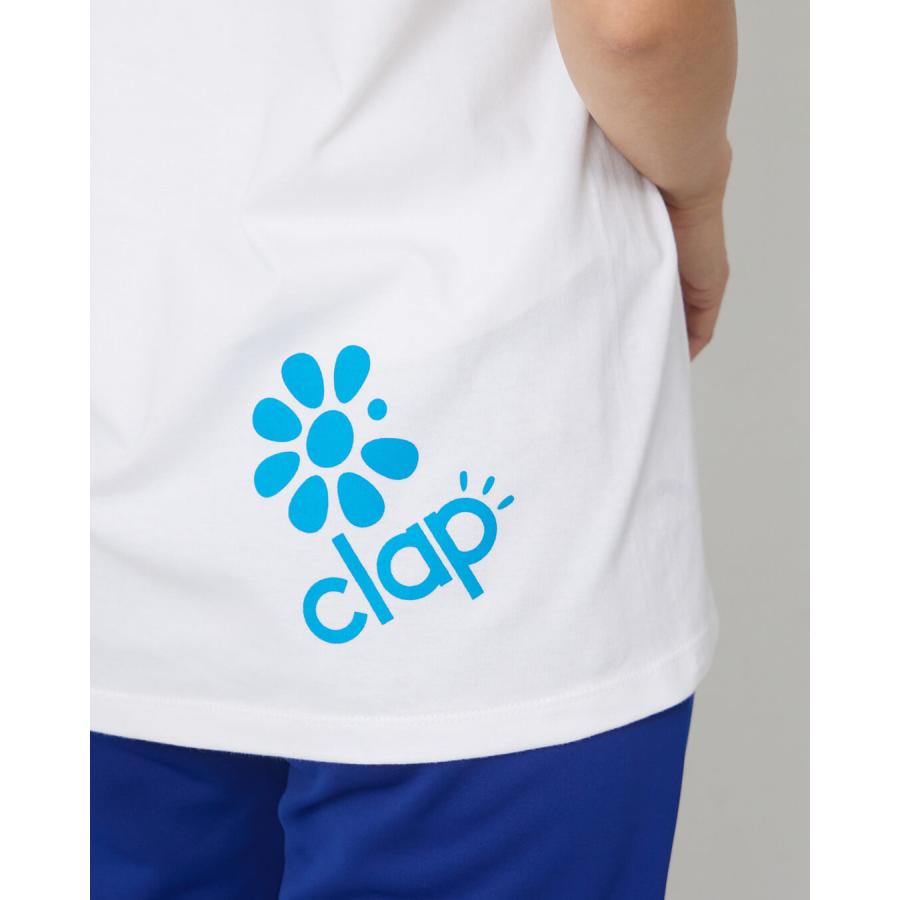 clapクラップ セール フィットネス ウェア レディース トップス 半袖 tシャツ C-CLAP TEE Mフリーサイズ 新作 2025 トレーニングウェア ダンス ジム | clap | 07