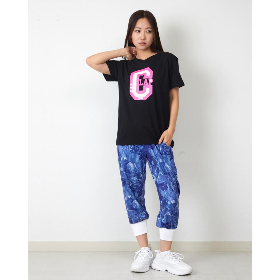 clapクラップ セール フィットネス ウェア レディース トップス 半袖 tシャツ C-CLAP TEE Mフリーサイズ 新作 2025 トレーニングウェア ダンス ジム | clap | 08