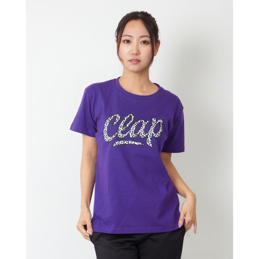 clapクラップ新作 フィットネス ウェア レディース トップス 半袖 tシャツ LEOCLAP TEE Mフリーサイズ 新作 2026 レオパ トレーニングウェア ダンス ジム | clap | 03