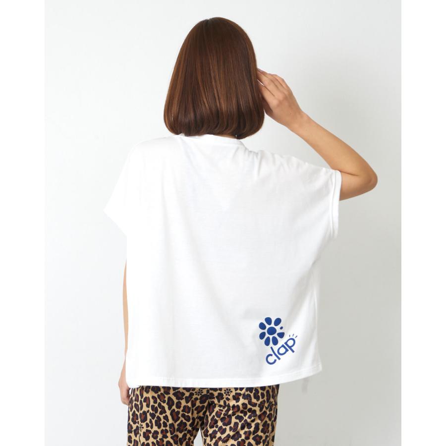 clapクラップ新作 フィットネス ウェア レディース トップス 半袖 STAR CLAP 1996 DOLMAN L M/フリーサイズ ドルマン 新作 2026 トレーニングウェア ダンス ジム | clap | 04