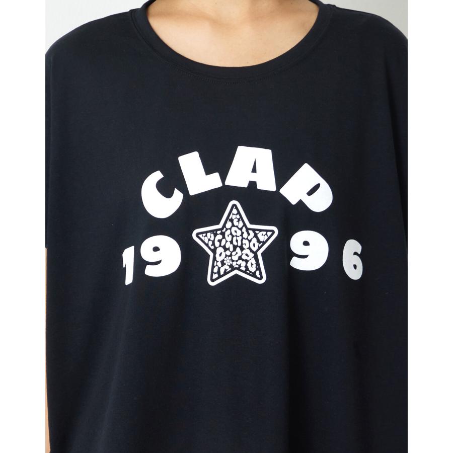 clapクラップ新作 フィットネス ウェア レディース トップス 半袖 STAR CLAP 1996 DOLMAN L M/フリーサイズ ドルマン 新作 2026 トレーニングウェア ダンス ジム | clap | 05