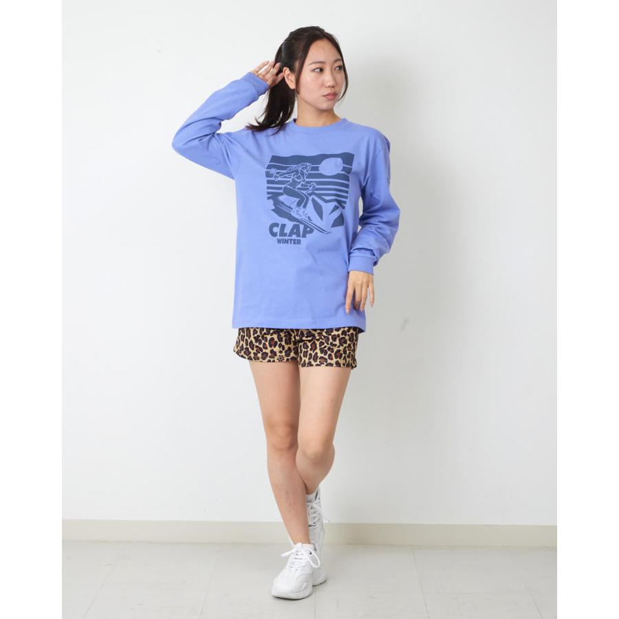clapクラップ 新作 フィットネス ウェア レディース トップス ロングスリーブ CLAP WINTER LONG SLEEVE TEE  Mフリーサイズ 2026 トレーニングウェア ダンス ジ | clap | 10