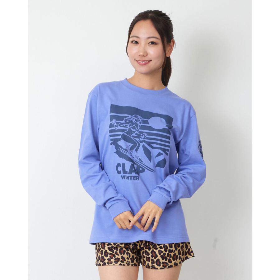 clapクラップ 新作 フィットネス ウェア レディース トップス ロングスリーブ CLAP WINTER LONG SLEEVE TEE  Mフリーサイズ 2026 トレーニングウェア ダンス ジ | clap | 03