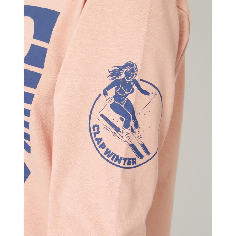 clapクラップ 新作 フィットネス ウェア レディース トップス ロングスリーブ CLAP WINTER LONG SLEEVE TEE  Mフリーサイズ 2026 トレーニングウェア ダンス ジ | clap | 07