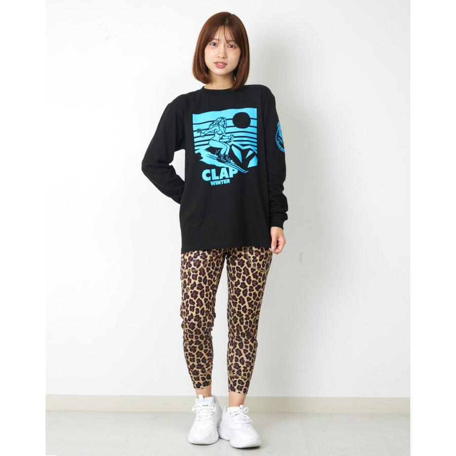 clapクラップ 新作 フィットネス ウェア レディース トップス ロングスリーブ CLAP WINTER LONG SLEEVE TEE  Mフリーサイズ 2026 トレーニングウェア ダンス ジ | clap | 08